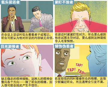 交談時(shí)請(qǐng)看著我的眼睛